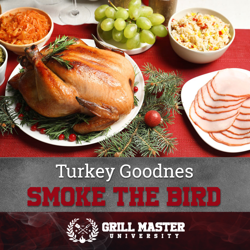 Smoke the turkey
