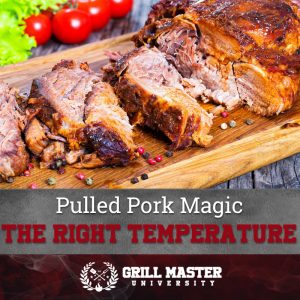 Pulled pork temperature