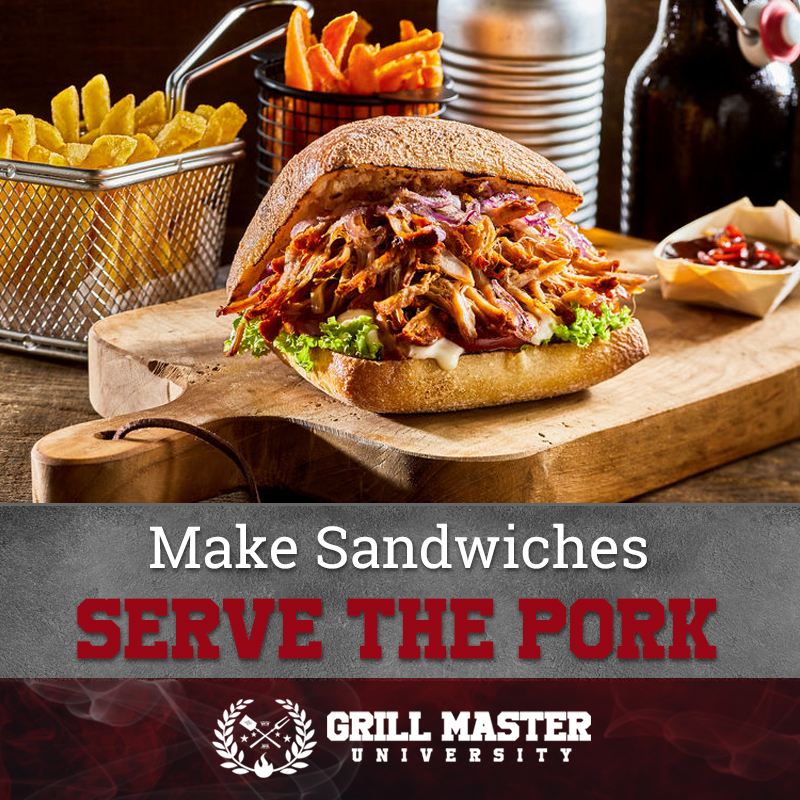 Pulled pork sandwiches