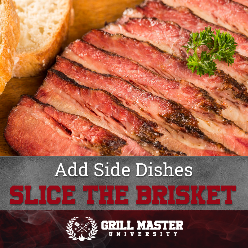 Slice the brisket