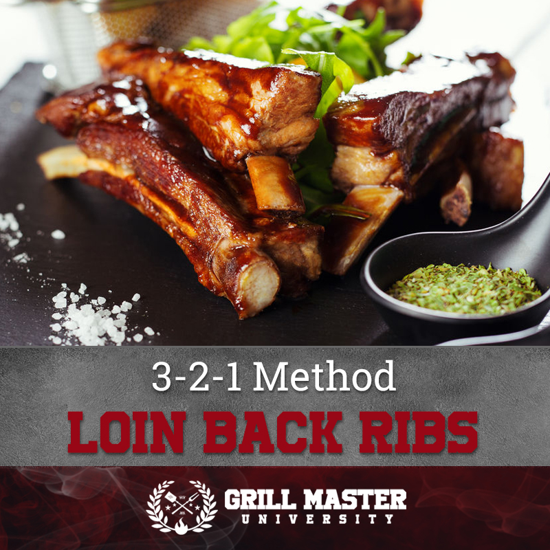 3-2-1 method loin back ribs
