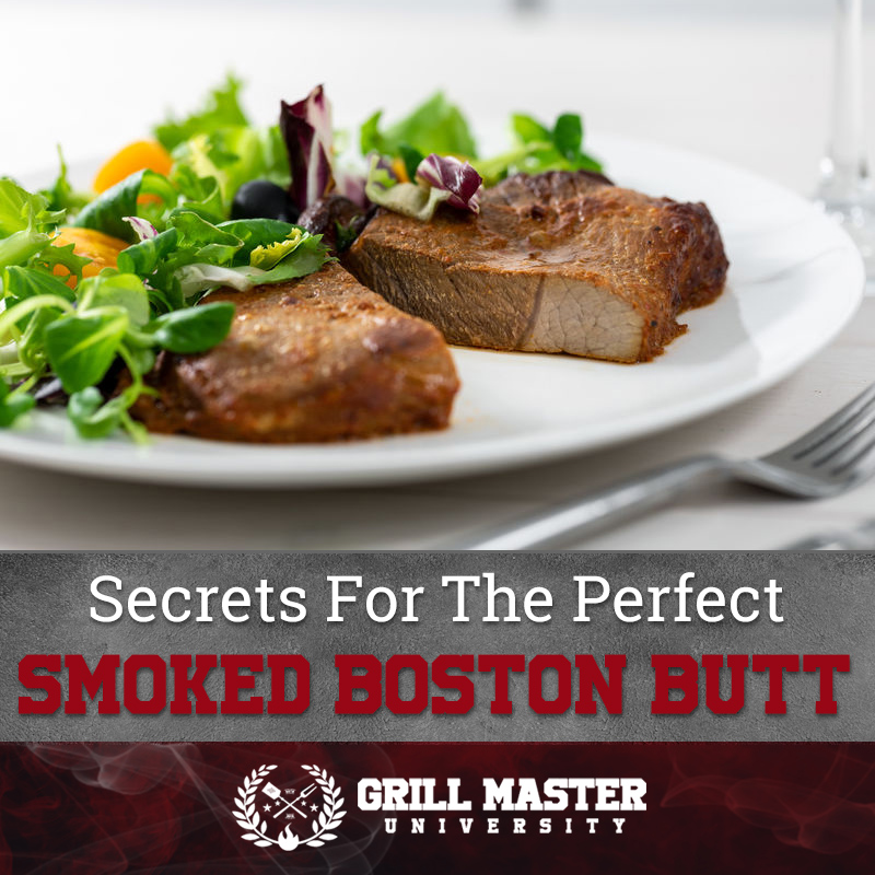 Perfect smoked Boston butt