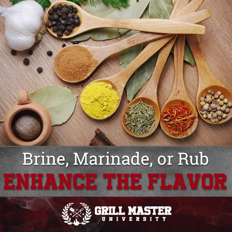 Brine, marinade, or dry rub for beef ribs