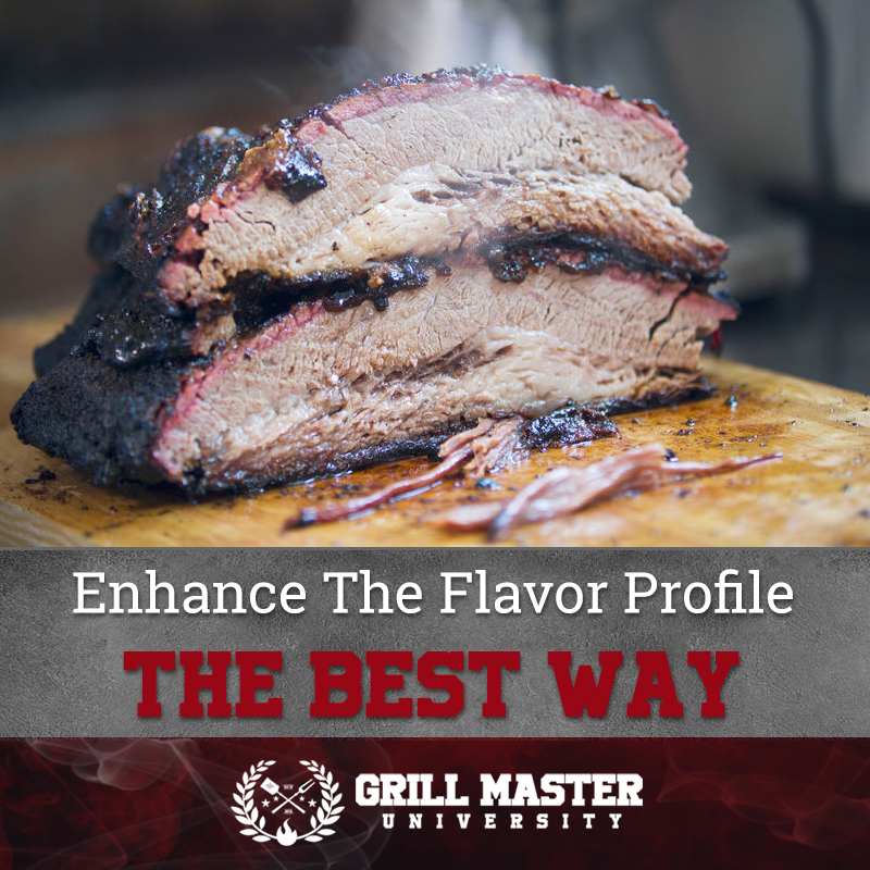 Enhance the flavor of the brisket