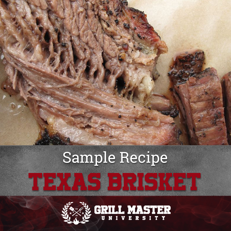 Sample Recipe Texas Brisket