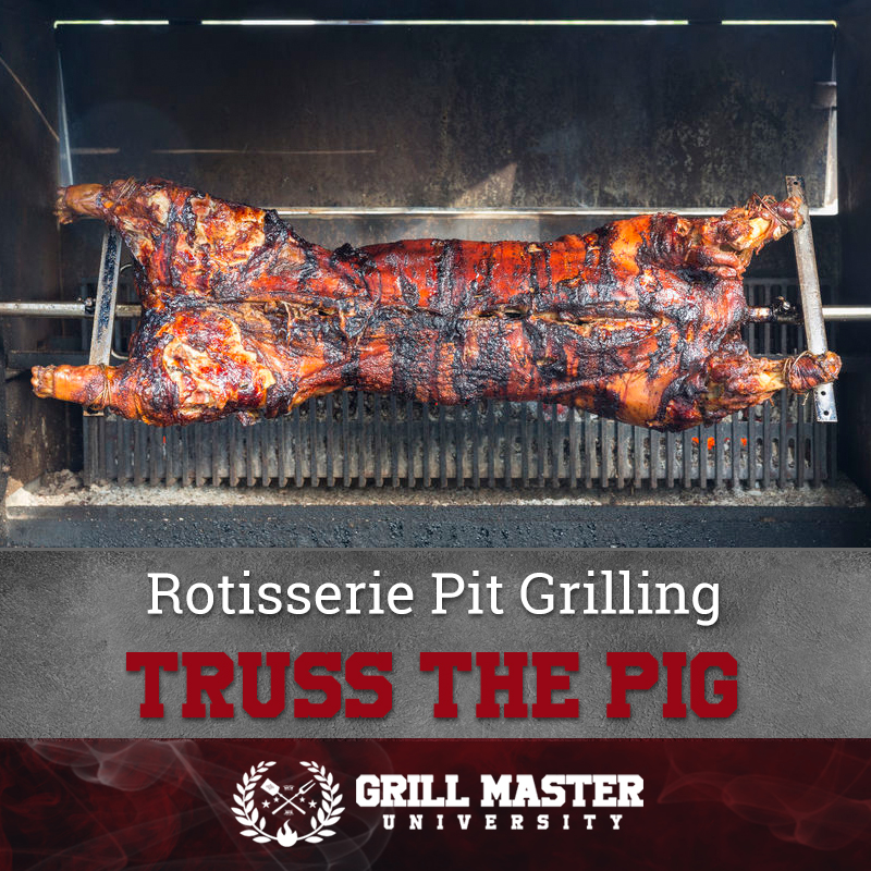 Rotisserie Pit Grilling Truss The Pig
