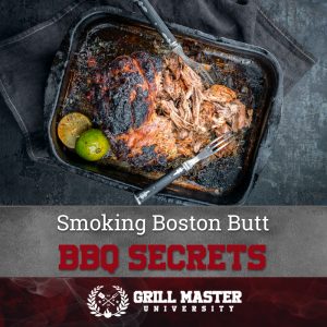 Smoking Boston Butt